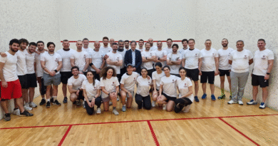 الدورة المفتوحة للسكواش  في الجامعة الأميركية تتواصل بنجاح