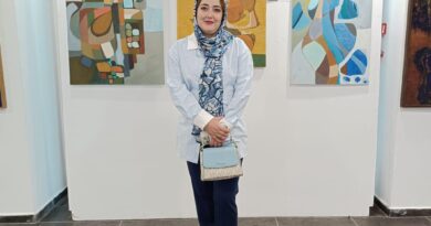 الفنانة لمياء شرود تتألق في معرض جماعي بالمكتبة الوسائطية لمسجد الحسن الثاني بالدار البيضاء