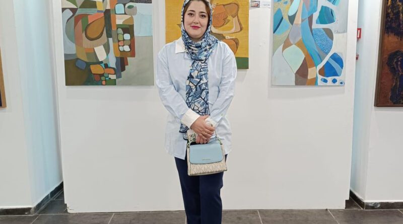الفنانة لمياء شرود تتألق في معرض جماعي بالمكتبة الوسائطية لمسجد الحسن الثاني بالدار البيضاء