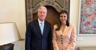 لبىّ وزير الخارجية والمغتربين يوسف رجي ظهر اليوم، دعوة نائبة المبعوث الأميركي