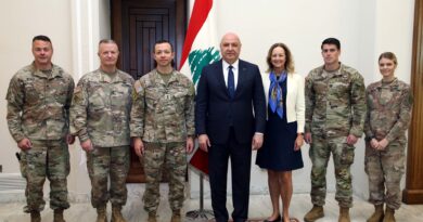 الرئيس عون خلال استقباله الرئيس الجديد للجنة الاشراف على تنفيذ آلية وقف إطلاق النار:  لمواصلة الضغط على إسرائيل لوقف اعتداءاتها والانسحاب من التلال التي تحتلها وإعادة الاسرى