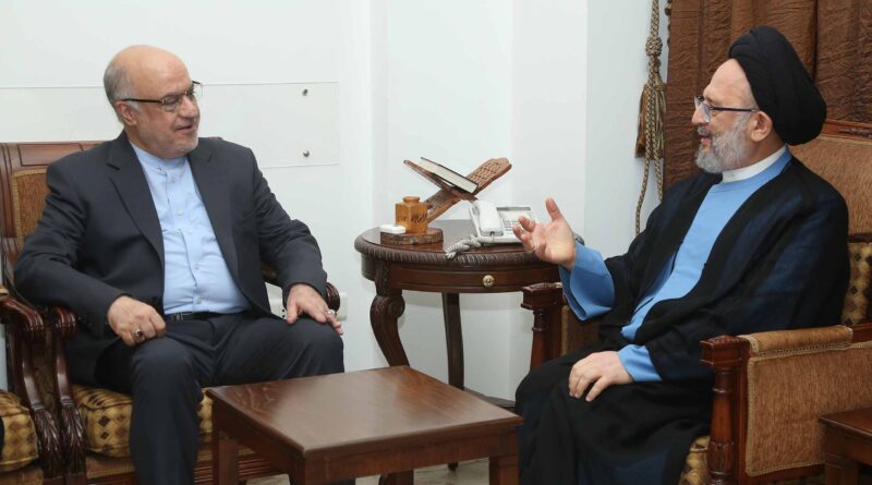 العلامة فضل الله استقبل السّفير الإيراني المرحلة صعبة وتحتاج لحوار عام وخاص