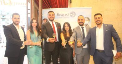 حفل تسلّم وتسليم في رئاسة نادي روتاراكت زحلة كابيتول بين حبيب دوبا وربيكا الهندي